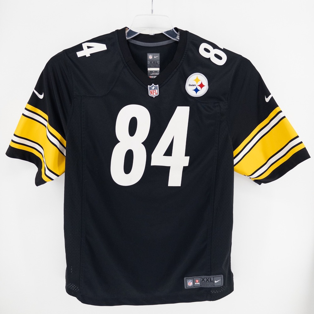 Nike Mens XXL Jersey Black Antonio Brown 84 Pittsburgh Steelers NFL On Field